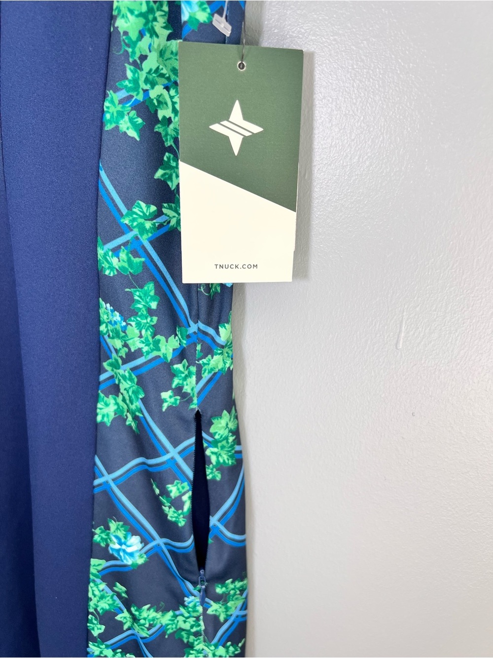 TUCKERNUCK Sport Roxana Half Zip Golf Tennis Dress Navy Vine Green NWT Small - Picture 12 of 16